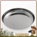 assiette creuse inox