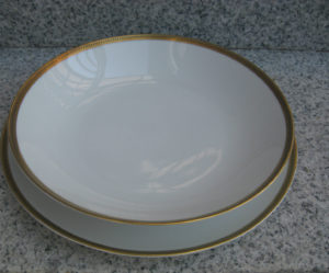 assiette creuse large bord