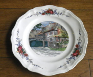 assiette plate alsacienne