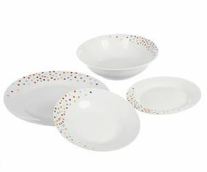 service de table 19 pieces en verre kashima