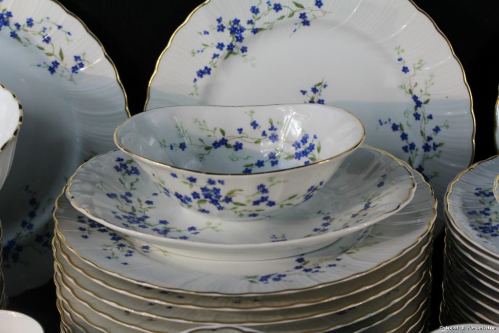 service de table en porcelaine reveillon - 40 pieces