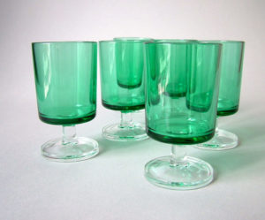 verre a eau vintage