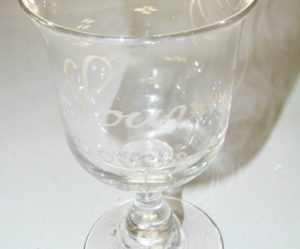 verre a pied souffle