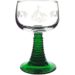 verre a vin d'alsace pied vert