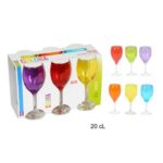 verre a vin en couleur