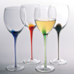 verre a vin en couleur