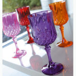 verre a vin en couleur