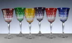 verre a vin en couleur