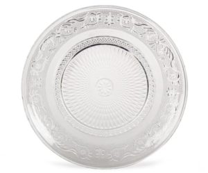 assiette plate transparente pas cher