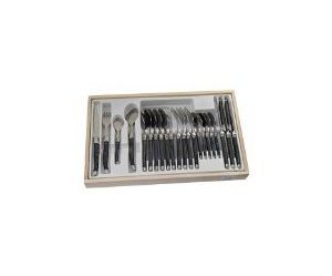 laguiole menagere 24 pieces manche gris marbre