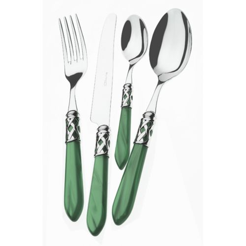menagere 24 pieces inox avec manche nacre aladdin