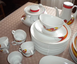 service de table annee 70