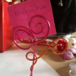 service de table fushia