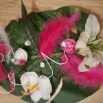 service de table fushia