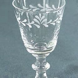 verre a pied grave