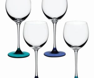 verre a vin bleu