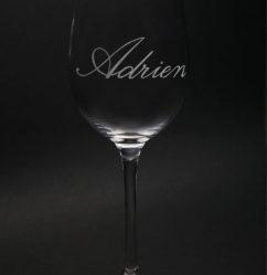 verre a vin rouge grave