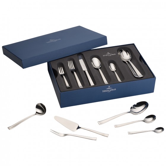 menagere 68 pieces en acier inoxydable victor