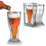 verre a biere bouteille inversee